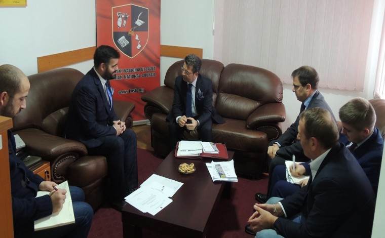 Ambasadori i OSBE-së, Andrea Orizio vizitë Këshillin Kombëtar Shqiptar