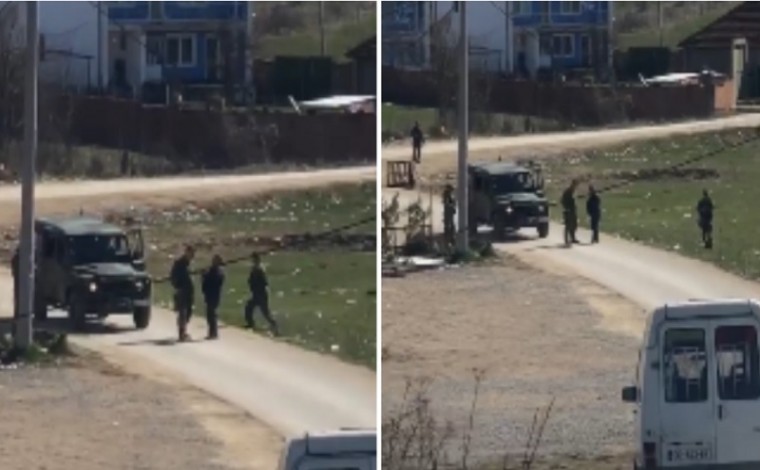 Xhandarmëria e Serbisë futet në territorin e Kosovës, kontrollon kosovarin (video)