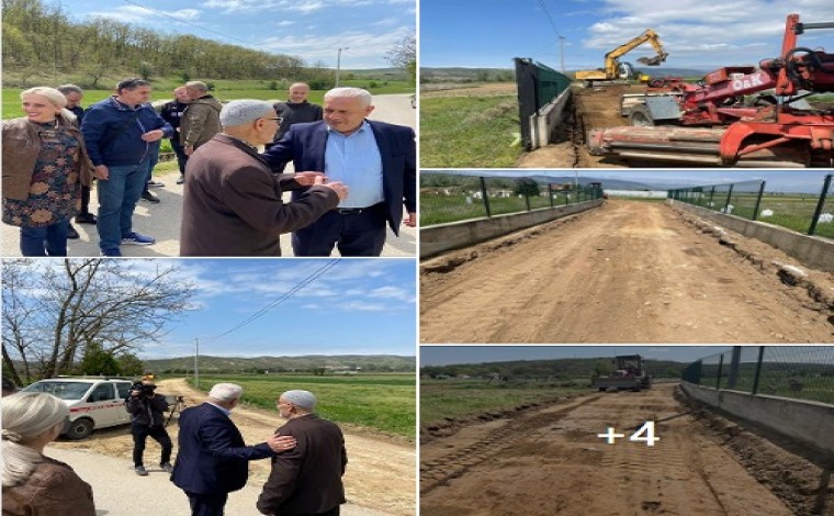 Komuna e Bujanocit promovon punimet e rrugës në fshatin Osllarë