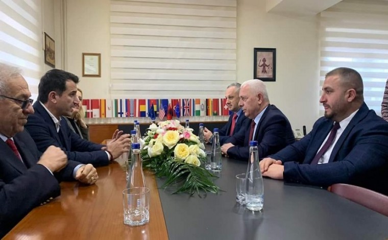 Arifi dhe Musliu pritën në Bujanoc kryebashkiakun e Tiranës, Velija (foto)