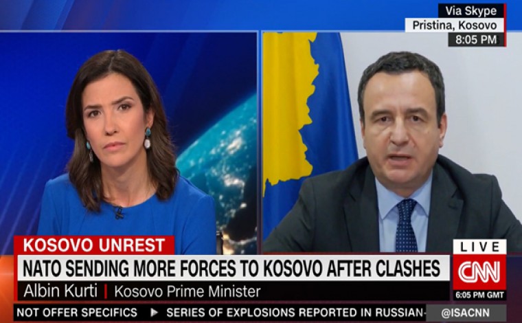 Kurti për CNN: Nuk do ta dorëzoj Republikën demokratike te një milici fashiste