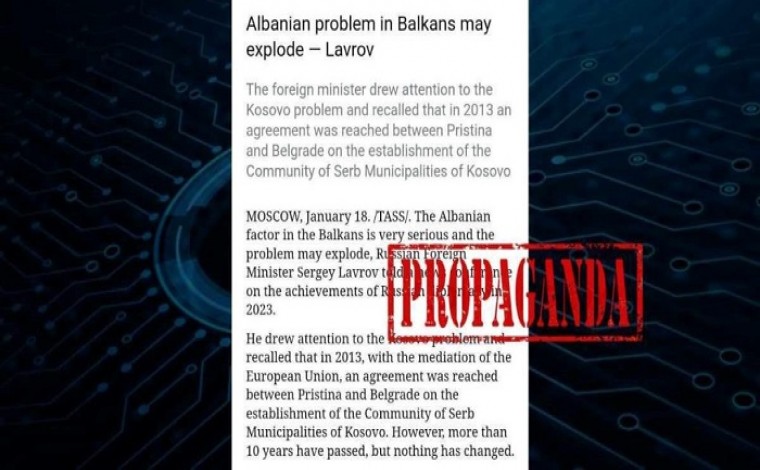 Lavrov me propagandë speciale: Faktori shqiptar në Ballkan do të eksplodojë