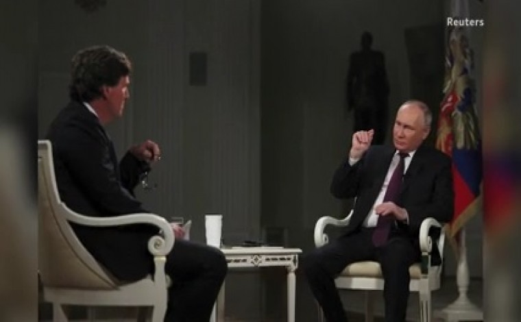 Kur Tucker takon Putinin: Gënjeshtra, lëshime e pretendime të pabazuara (video)