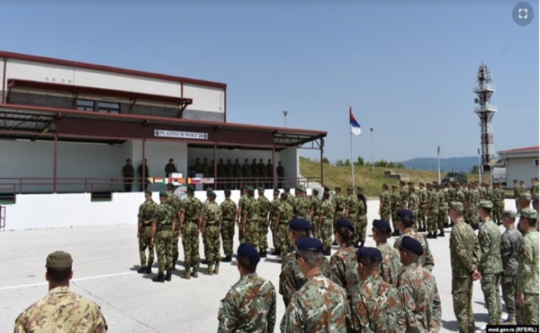 Në bazën "Jug" të Bujanocit filloi stërvitja ushtarake e organizuar nga Serbia dhe SHBA
