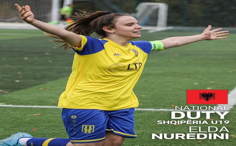 Futbollistja nga Bujanoci, Elda Nuredini pranon thirrjen nga Kombëtarja U19 e Shqipërisë