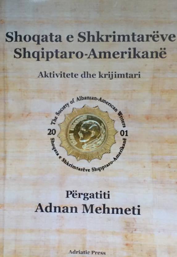 Tiranë: Poeti nga Lugina e Preshevës Adnan Mehmeti do të promovojë monografinë "Shoqata e Shkrimtarëve Shqiptaro-Amerikan"