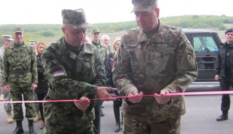 Amerikanët në bazën "Jug" në Bujanoc