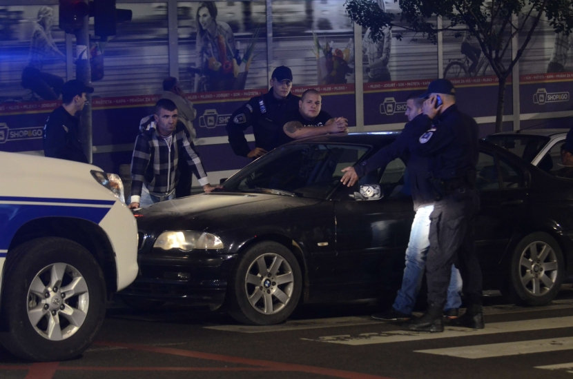 Beograd: Ndalohet "BMW" me targa të Bujanocit, tre të arrestuar (foto)