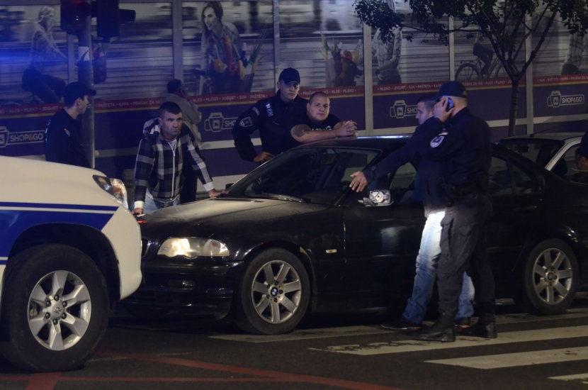 Beograd: Ndalohet "BMW" me targa të Bujanocit, tre të arrestuar (foto)