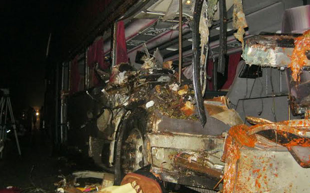 Bujanoc: Autobusi me emigrantë godet kamionin, një i vdekur (Video)