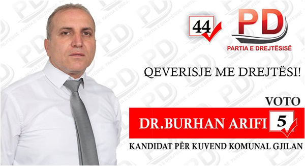 Burhan Arifi zëri i Luginës së Preshevës në Gjilan