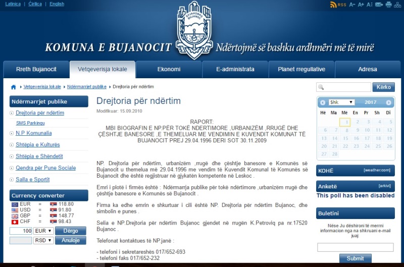 Ngritet padi gjyqësore ndaj "Drejtorisë për Ndërtim" në Bujanoc