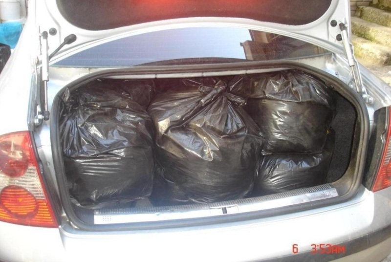 Tërnocasi kapet me 170 kg duhan të grirë (Foto)