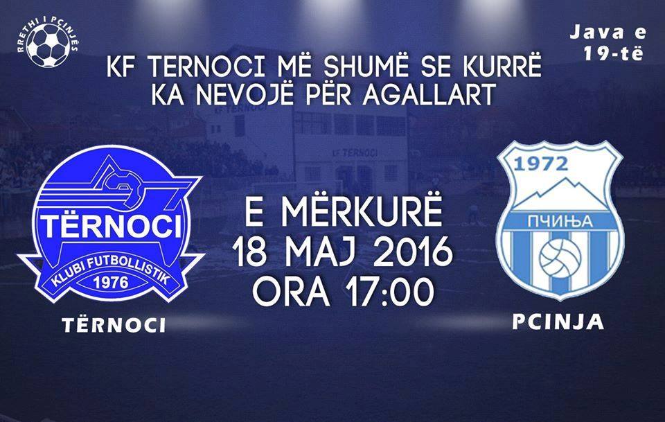 Ftohet tifozët për ndeshjen në futboll mes KF "Tërnoci" dhe KF"Pçinja"