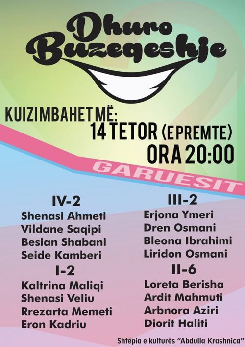 Preshevë: Organizohet kuizi "Dhuro buzëqeshje"nga gjimnazistët