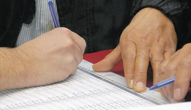 Grupi qytetarë "Nagip Taipi", në mbledhje të nënshkrimeve