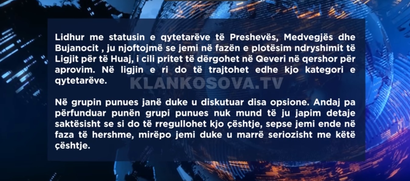 Shqiptarët e shpërngulur nga Lugina, banorë të "askujt"! (video)