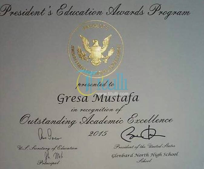 Gresa nga Presheva, nxënësja që morri çmimin prestigjioz nga presidenti amerikan Obama (foto)