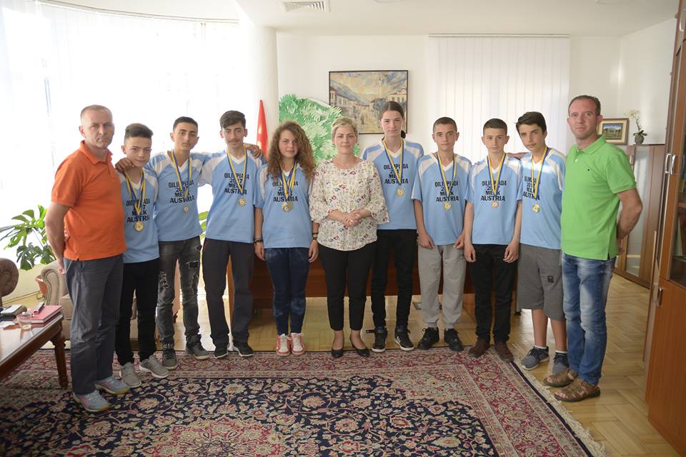 Sinani priti fëmijët që ishin pjesë e Olimpiadës në Austri