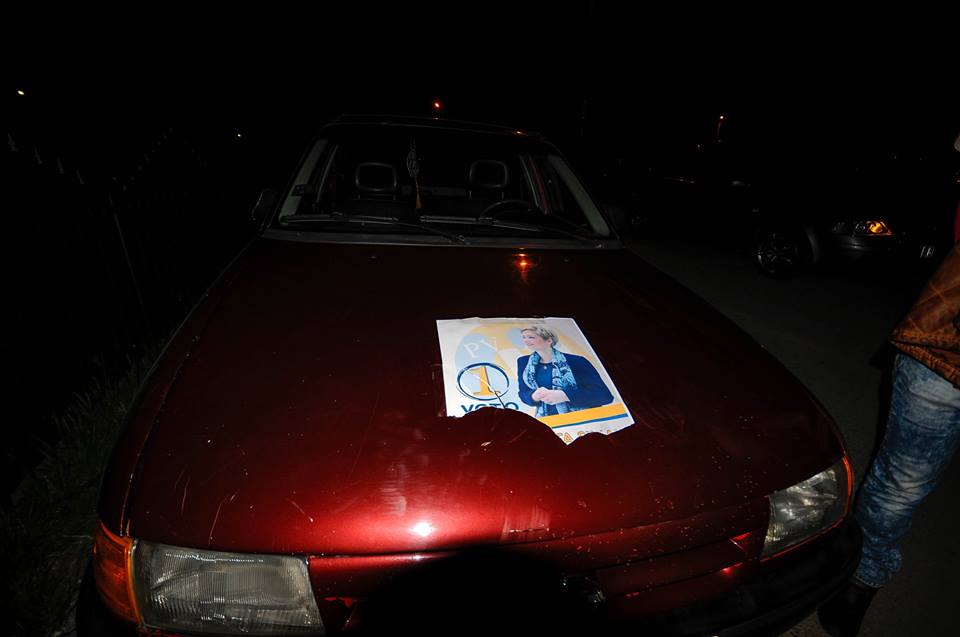 Preshevë: Dëmtohen veturat e PVD-së gjatë fushatës