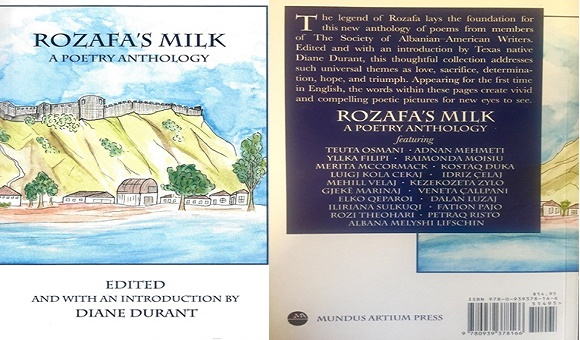 Botohet në anglisht antologjia poetike "ROZAFA'S MILK" e poetëve shiptaro-amerikan në Amerikë