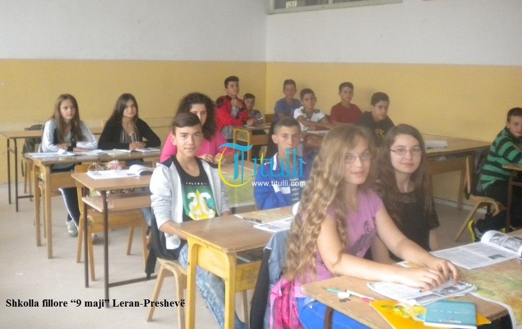 Shkolla fillore "9 maji" në Leran të Preshevës, institucion arsimorë i përzier etnikisht  (foto)