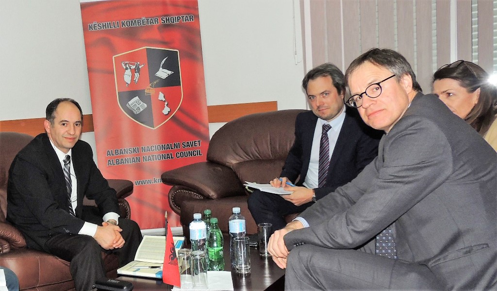 Ambasadori gjerman Dittmann vizitoi Këshillin Kombëtar Shqiptar